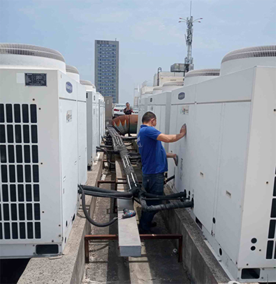 剑河中央空调制热和不制冷系统维修方法